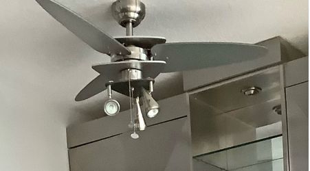 Ceiling fan with lights- Works great