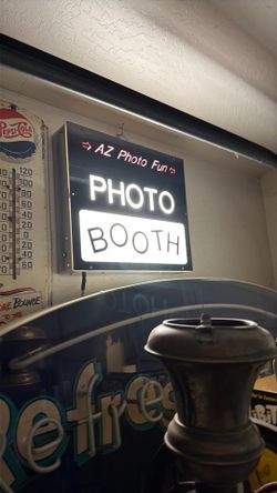Electric light up Photo Booth sign