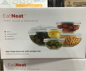 Glass Storage Bowls 10pc
