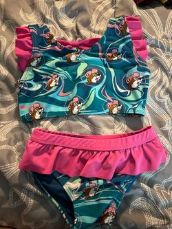 Two piece girl swimsuit