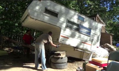 Camper storage cart