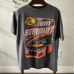 NASCAR Racing Tony Stewart Chevy Bass Pro Shops #14 Sz XL shirt