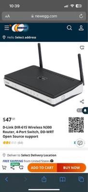 Dlink wireless router