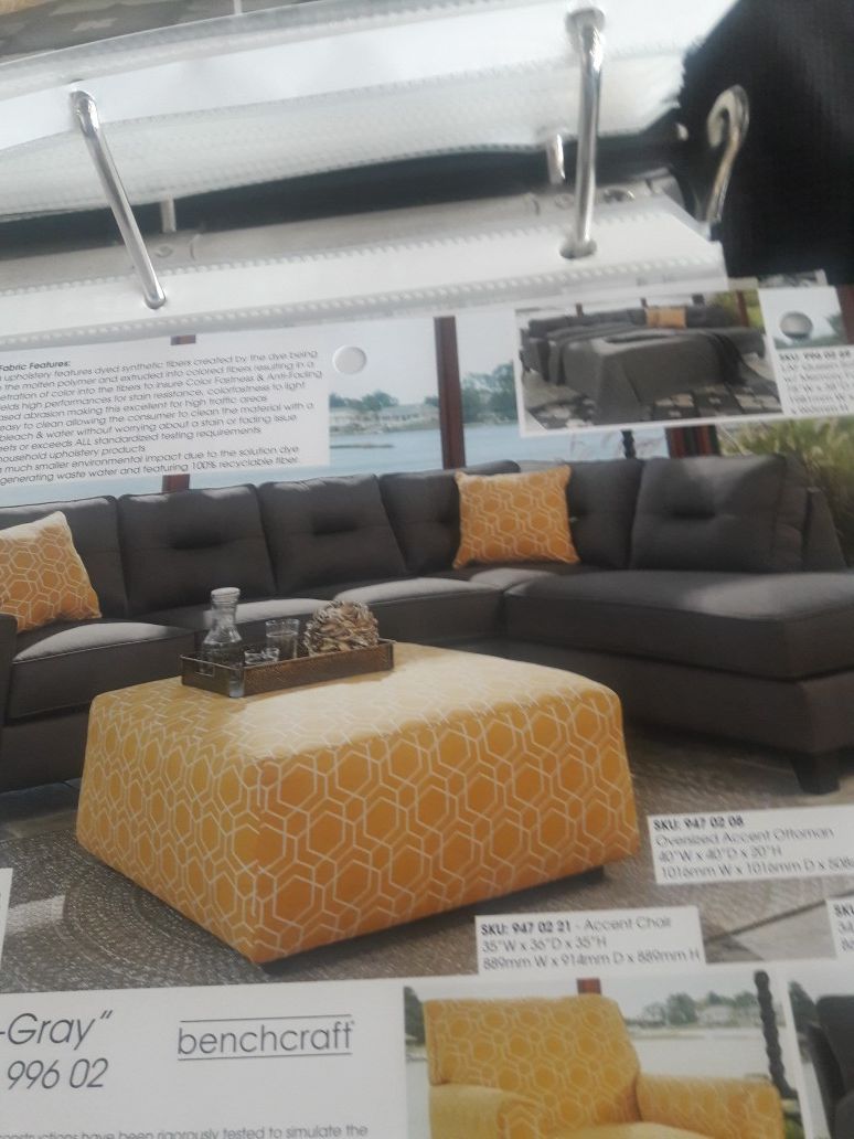 Signature Ashley sofa chaise new