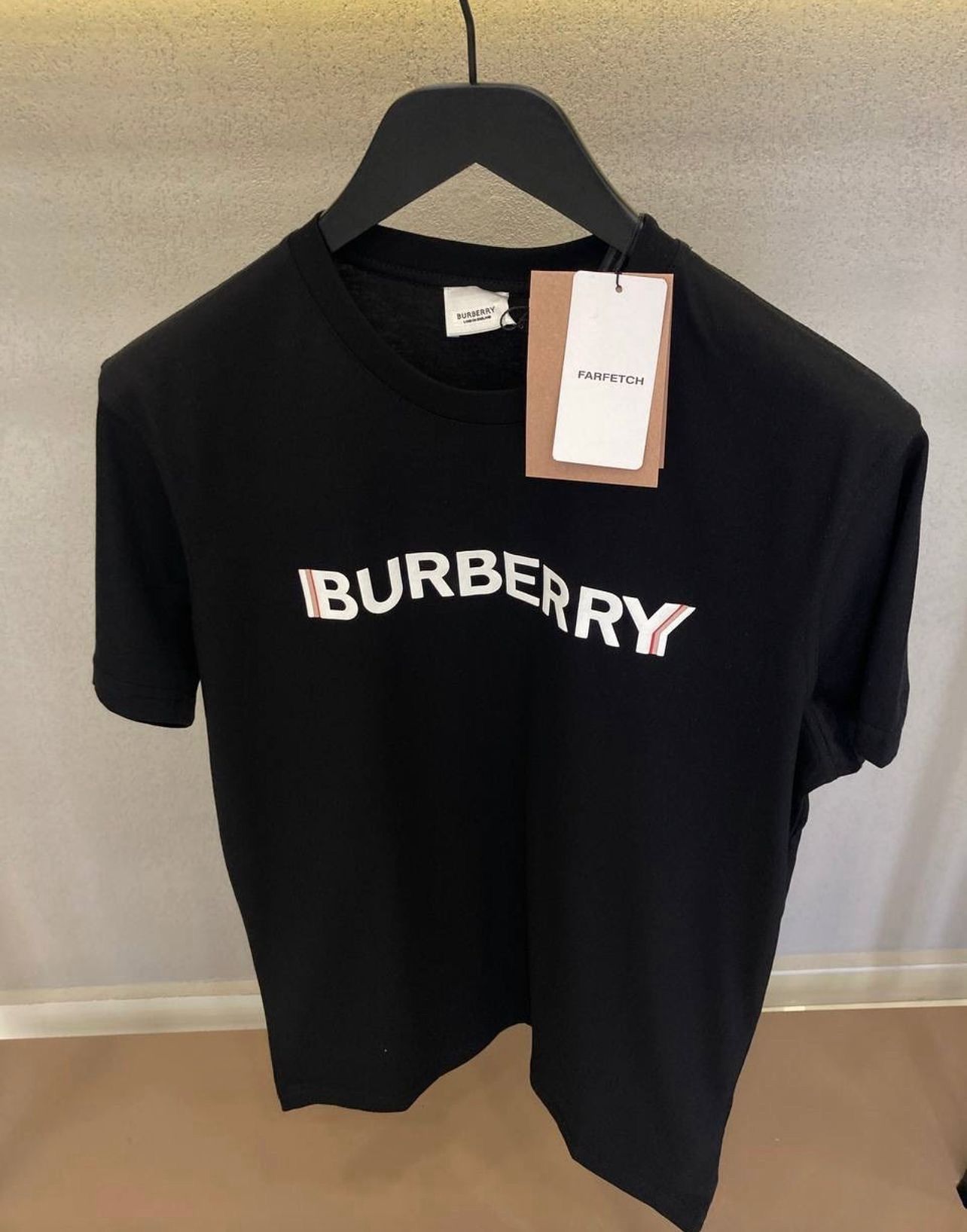 BURBERRY T SHIRT BLACK MORE SIZE