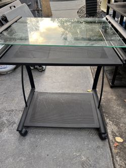 Glass Desk