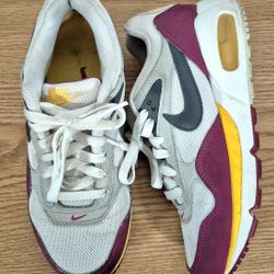 Nike Air Max Correlate White Gray Yellow Pink Size 6 Womens 511417-100