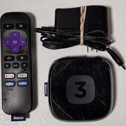 Roku 3 Streaming Media Player Complete w/Power Supply & Remote! 

