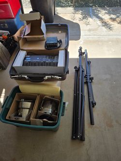 Stage Lighting Kit with Controller and Stands