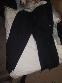 Big Mens Black Scrubs