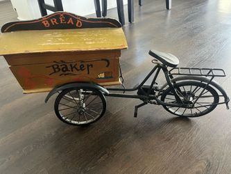 Antique bread bicycle