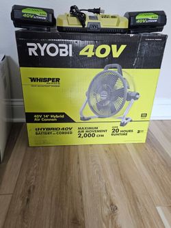 Ryobi hybrid fan