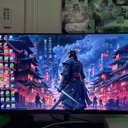 Crua 24” curved gaming monitor 180hz perfect condition