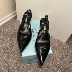 Prada Black Heels