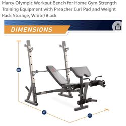 Marcy Olympic Workout Bench
