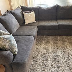 Gray L-Shaped Sectional