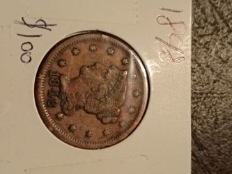 1848 large cent