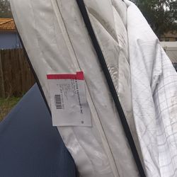 Queen Bed With Wood Frame 