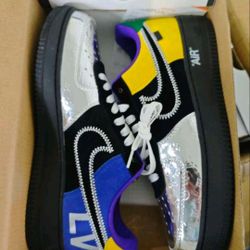 LOUIS VUITTON AIR FORCE 1 CHROME TOE 