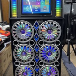 !!END OF YEAR!! 16” Touch Screen Bluetooth Karaoke Party Speaker with two mics