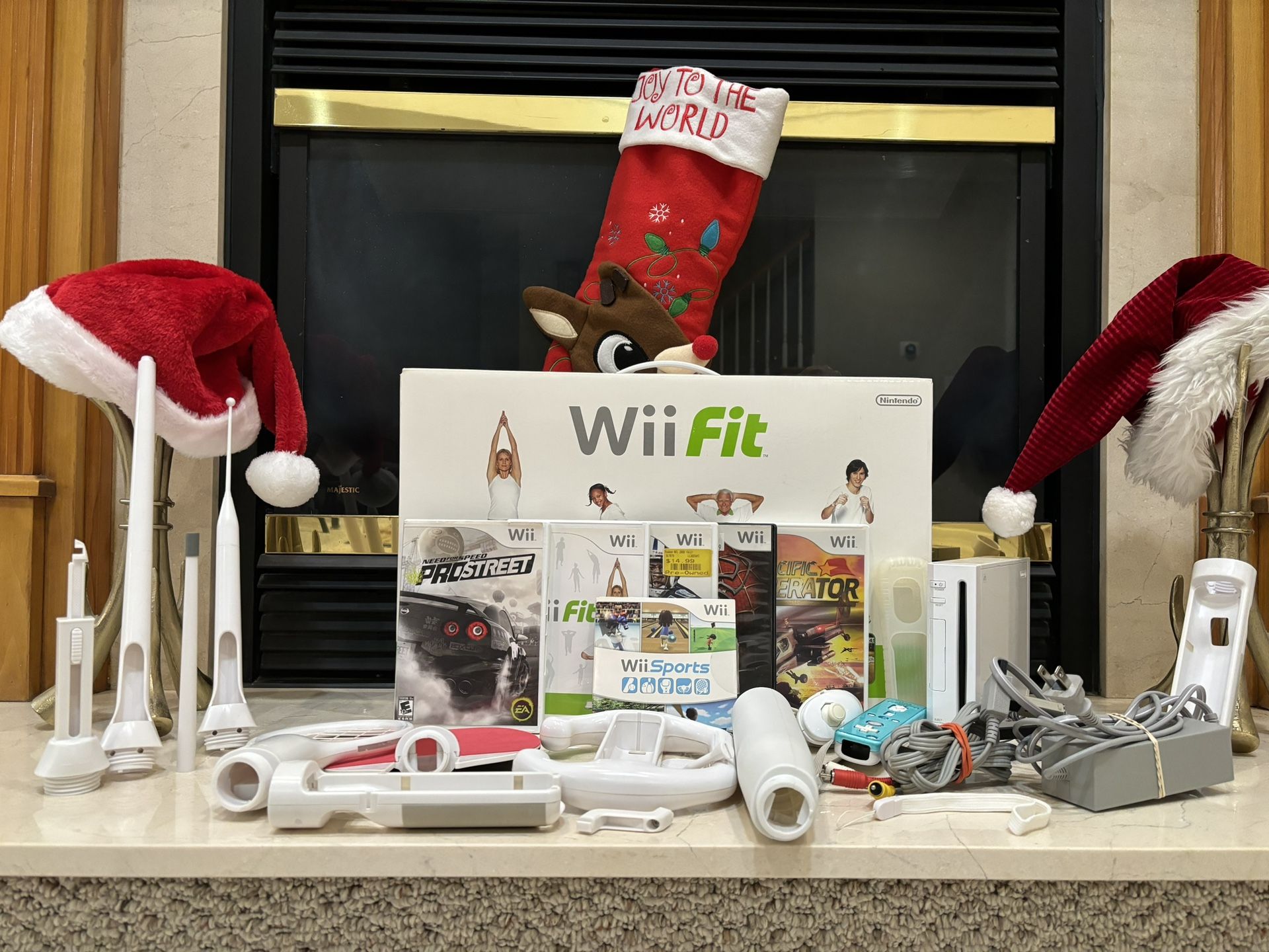 Wii Full Set And Wii Fit