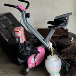 Pink Exercise Bike