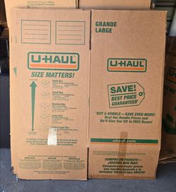 Large/ Grande Uhaul moving boxes