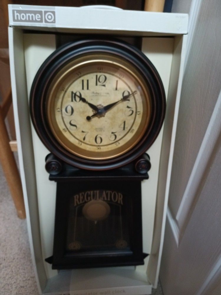 Regulator Antique Look Wall Clock ..