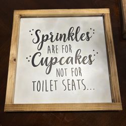 Funny Farmhouse Decor Sign Bathroom Decor Wall Art Set Of 4