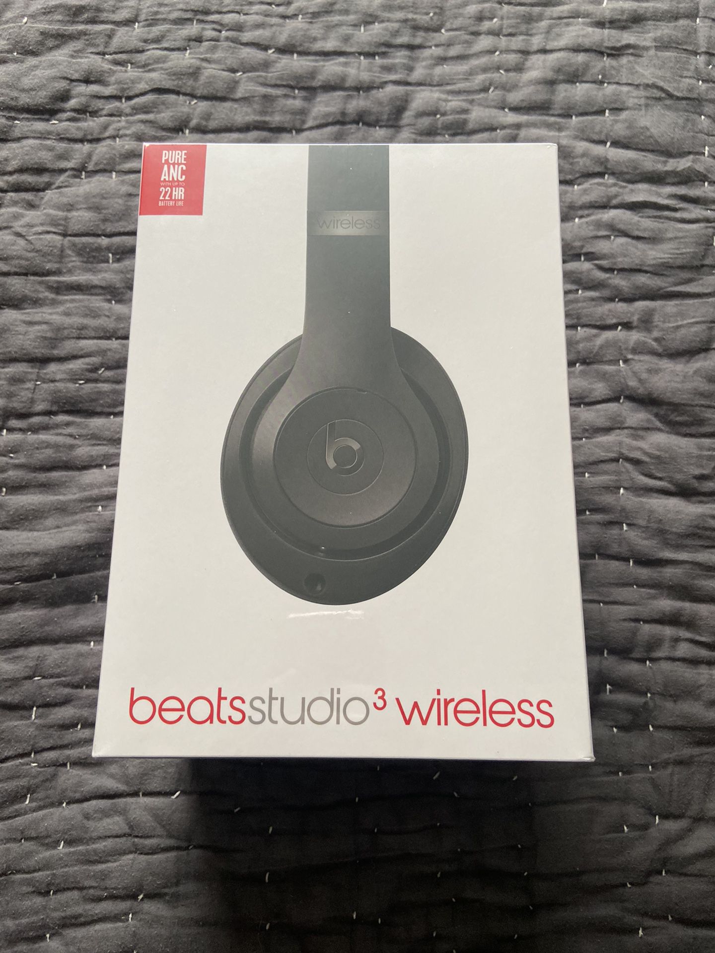 Beats Studio 3 Wireless Headphones [SEALED] - Matte Black