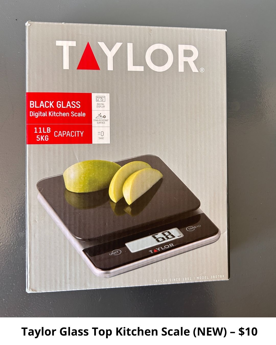 Taylor Glass Top Kitchen Scale (NEW)