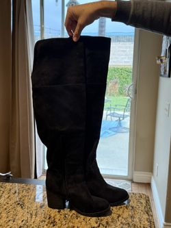 Suede Thigh High Boots