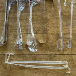 8 Assorted Door Hooks - for window or door decorations like wreaths