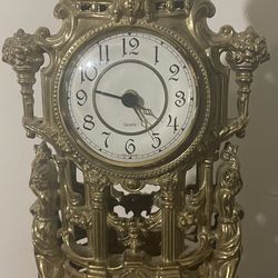 Solid Brass Clock 🕰️ 