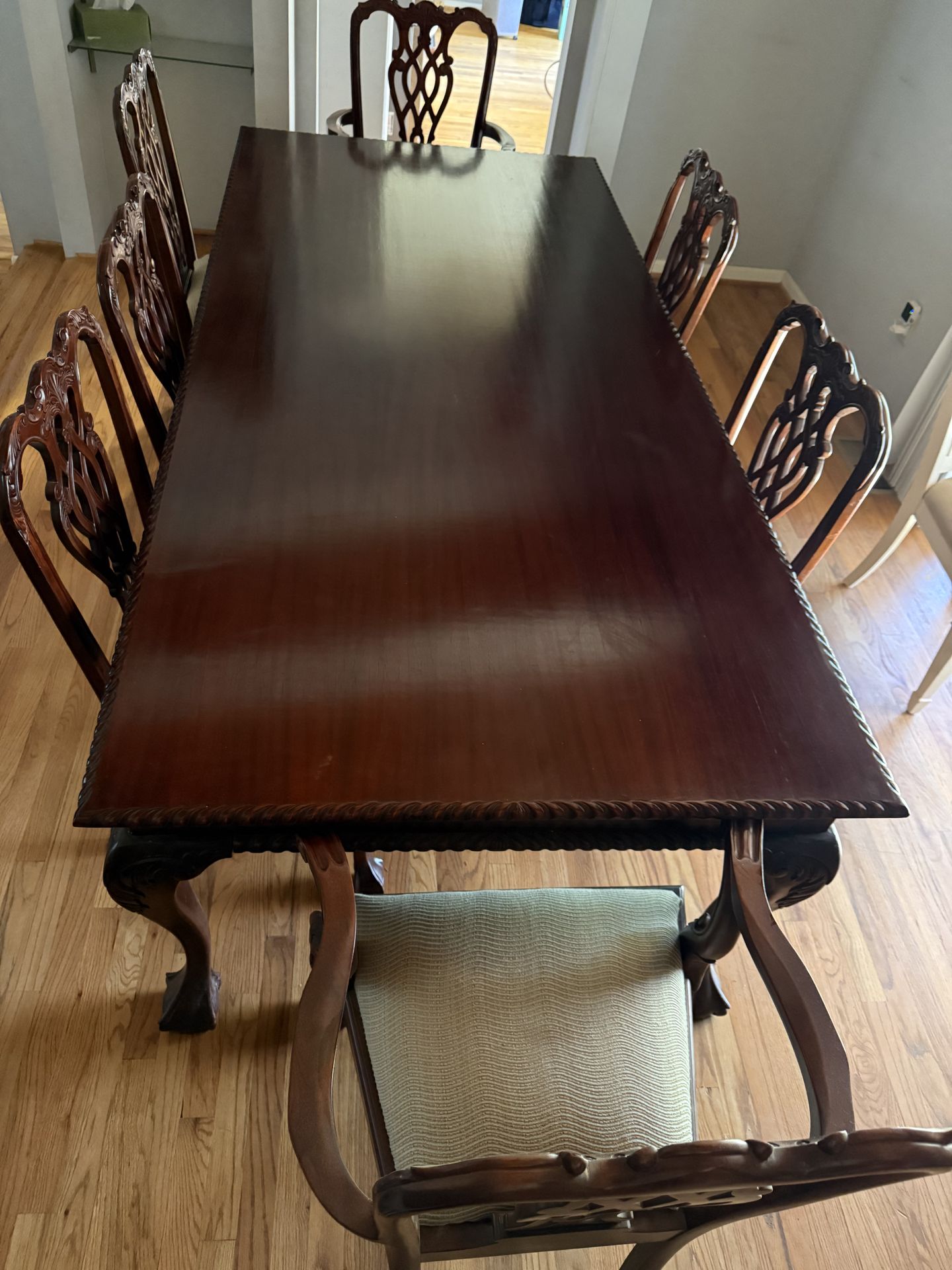 Dinning table and chairs