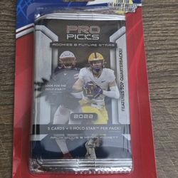 2022 Pro Picks MJ Holding Walgreens Football Blister Packs (2 packs each)