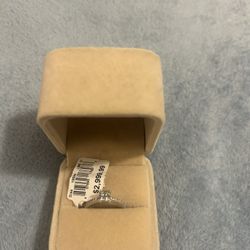 Diamond Ring – 10K White Gold – 1/2 CTTW – Brand New w/ Tags