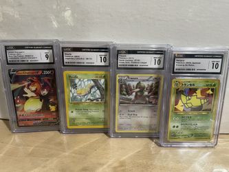 POKEMON CGC 10 9 CHARIZARD AND MORE