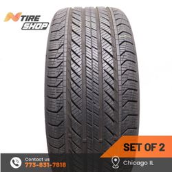 Set of 2 Used  8.5/32  Run Flat  245/40R19  98H  Continental  ProContact GX SSR MOE