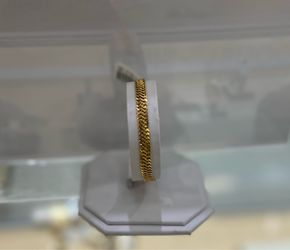 22kt solid gold link bracelet