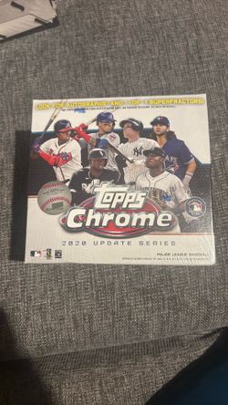 Topps Chrome 2020 Update Baseball Mega Box autos refractors 7 packs Autos