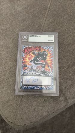 Lesean McCoy authentic Beckett autograph