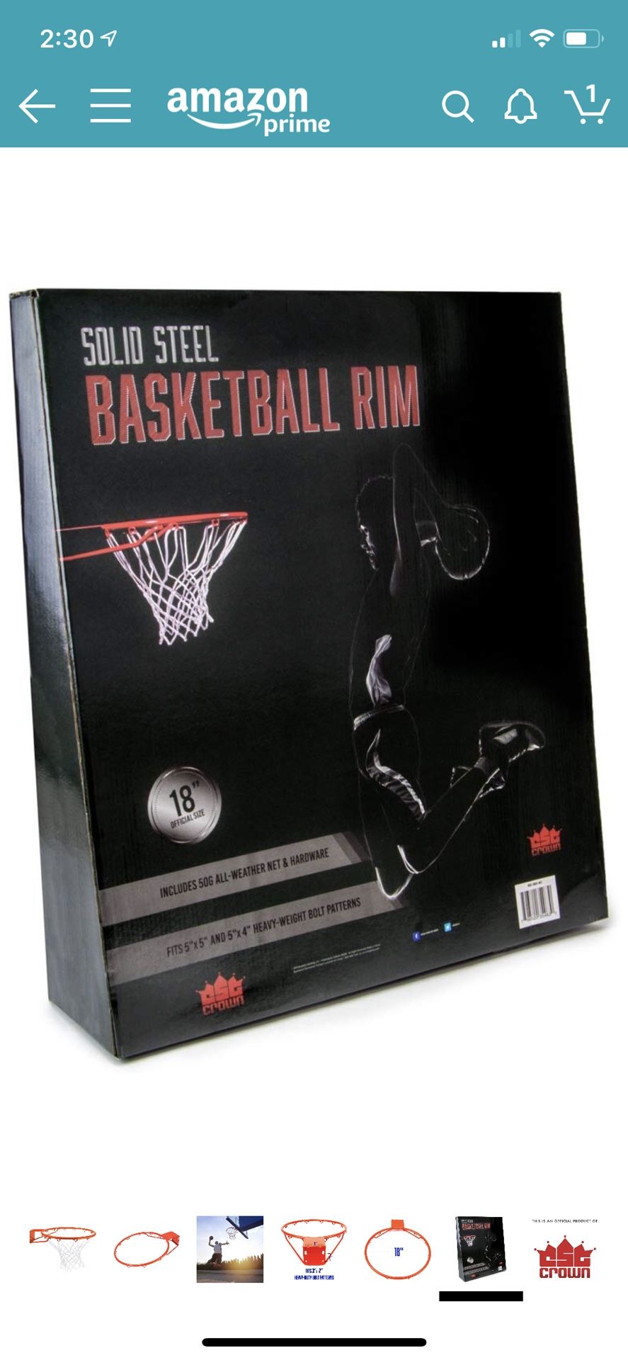 Replacement basketball hoop