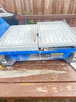 Kobalt wet tile saw