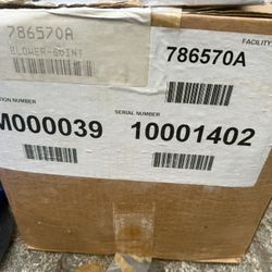 Wolf Appliance Blower Model 786570A