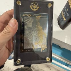 Michael Jordan 1985 rookie of the year card upper deck 24k