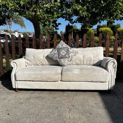 Beige Couch (FREE DELIVERY)*
