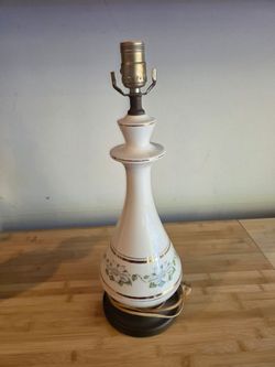 Ceramic Dogwood Table Lamp