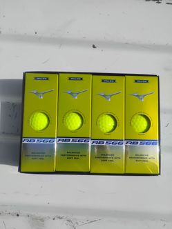 New Mizuno RB566 Yellow Golf Balls! 1 Dozen! Golf Clubs!