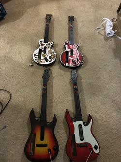 Guitar Hero guitars for Wii